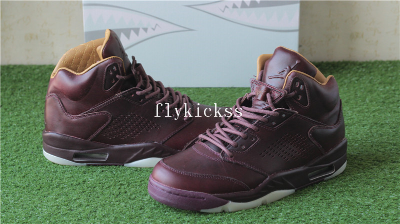 Air Jordan 5 PREM Burgundy Bordeaux